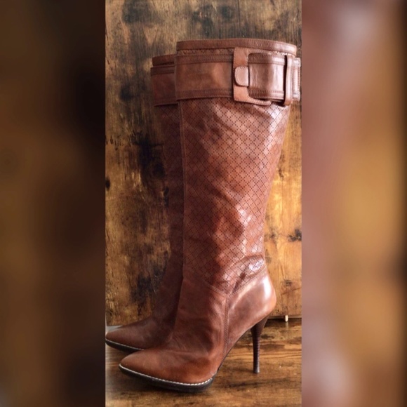 Nine West leather High Heels Boots - Picture 6 of 7